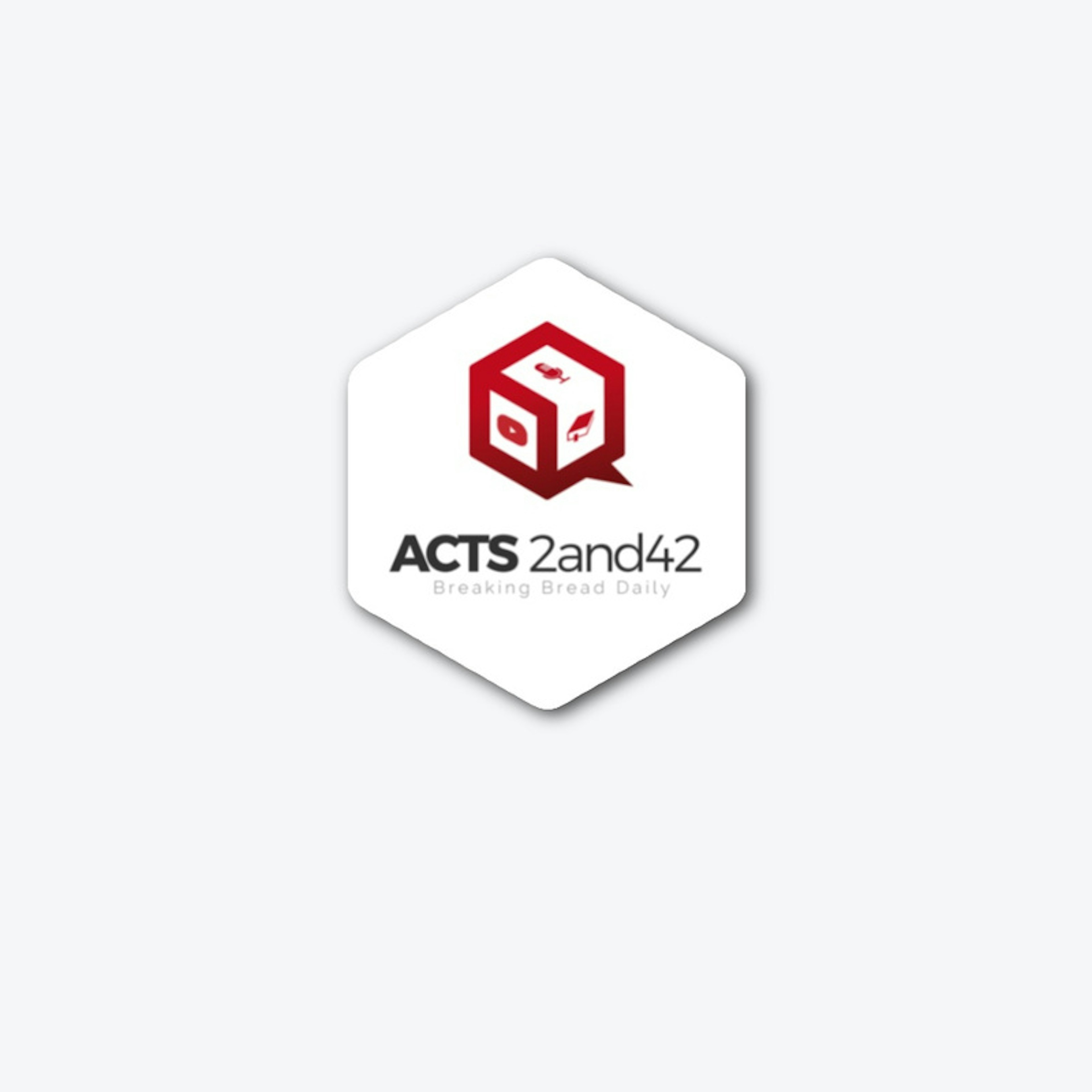 Acts 2and42 Sticker