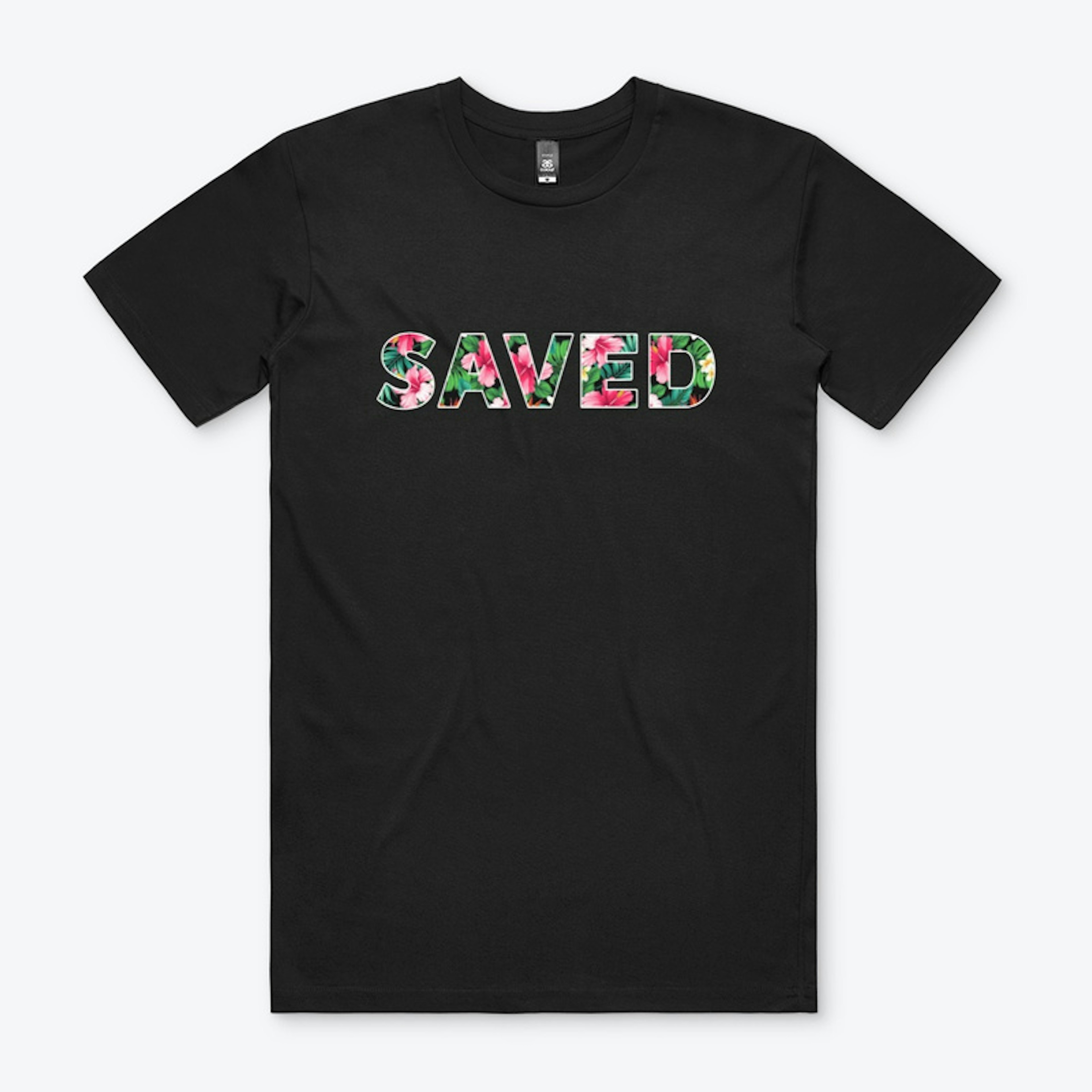 "SAVED" Foral Design